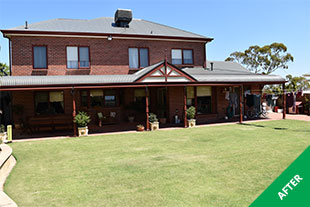 Flagstaff Hill - Colorbond roof restoration - Slate Grey - painted rear roof