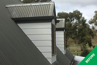 Forreston - Metal roof restoration - before 3