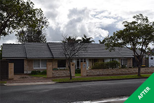 Glenelg East - concrete tile roof restoration - Gun Metal Grey Cool Roof -painted roof 2