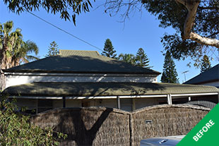 Glenelg - Iron roof painting - before 1