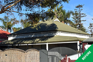 Glenelg - Iron roof painting - before 2