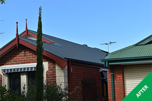 Greenwith 3 - Corrugated iron roof restoration - Slate Grey - Acratex Cool Roof - painted 3