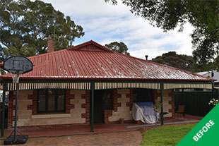 Myrtle Bank - Iron roof restoration - before 1