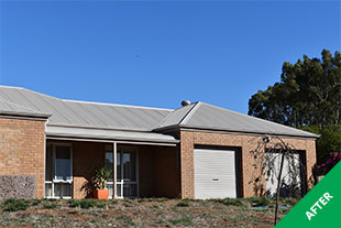 One Tree Hill - Colorbond roof restoration - Birch Grey - painted 2