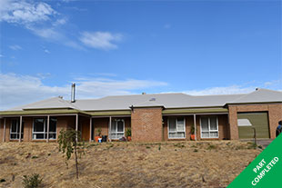 One Tree Hill - Colorbond roof restoration - Birch Grey - progress photo