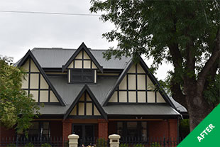 Westbourne Park- Iron roof restoration- Slate Grey Acratex - painted 3