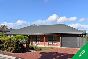 Woodcroft 2- Colorbond roof painting - Slate Grey Acratex - painted 2